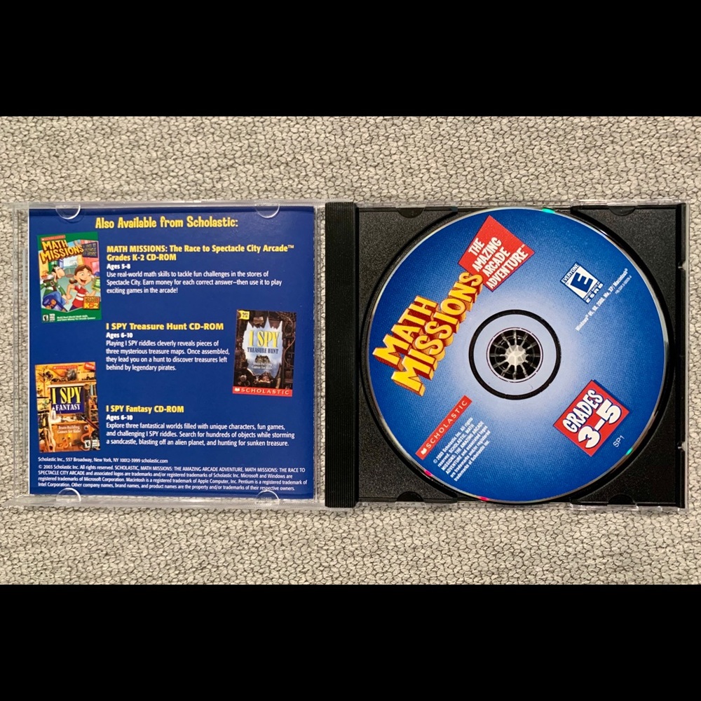 SCHOLASTIC Math Missions Computer Game GRADE 3-5 - Picture 3 of 5